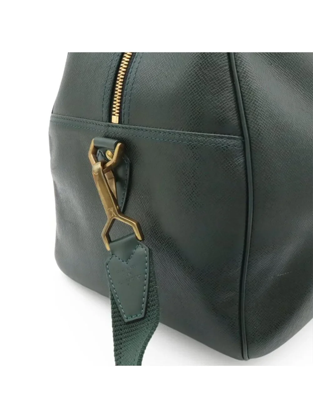 Louis Vuitton Taiga Kendal PM Boston Bag Purse 2-Way Epi Sea Green